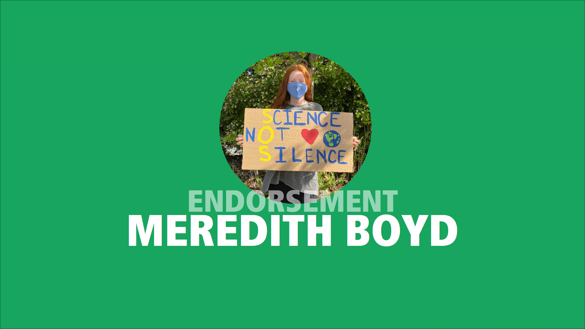 Meredith Boyd endorses Adam Olsen