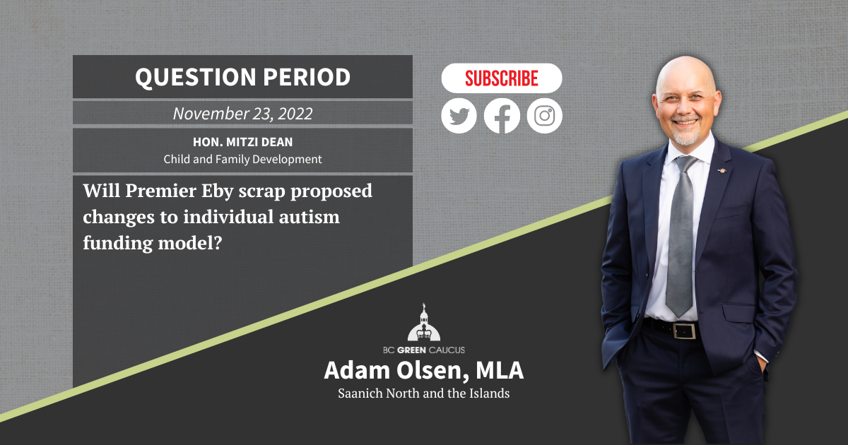 Will Premier Eby scrap proposed changes to individual autism