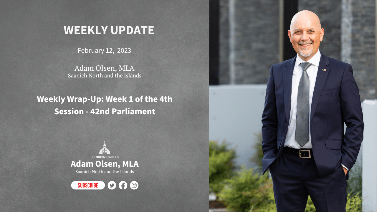 Weekly Wrap-Up: Week 1 of the 4th Session - 42nd Parliament