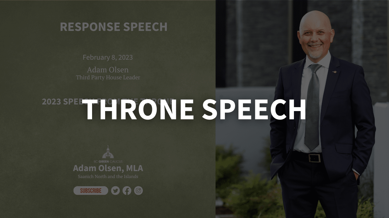 Throne Speech graphic